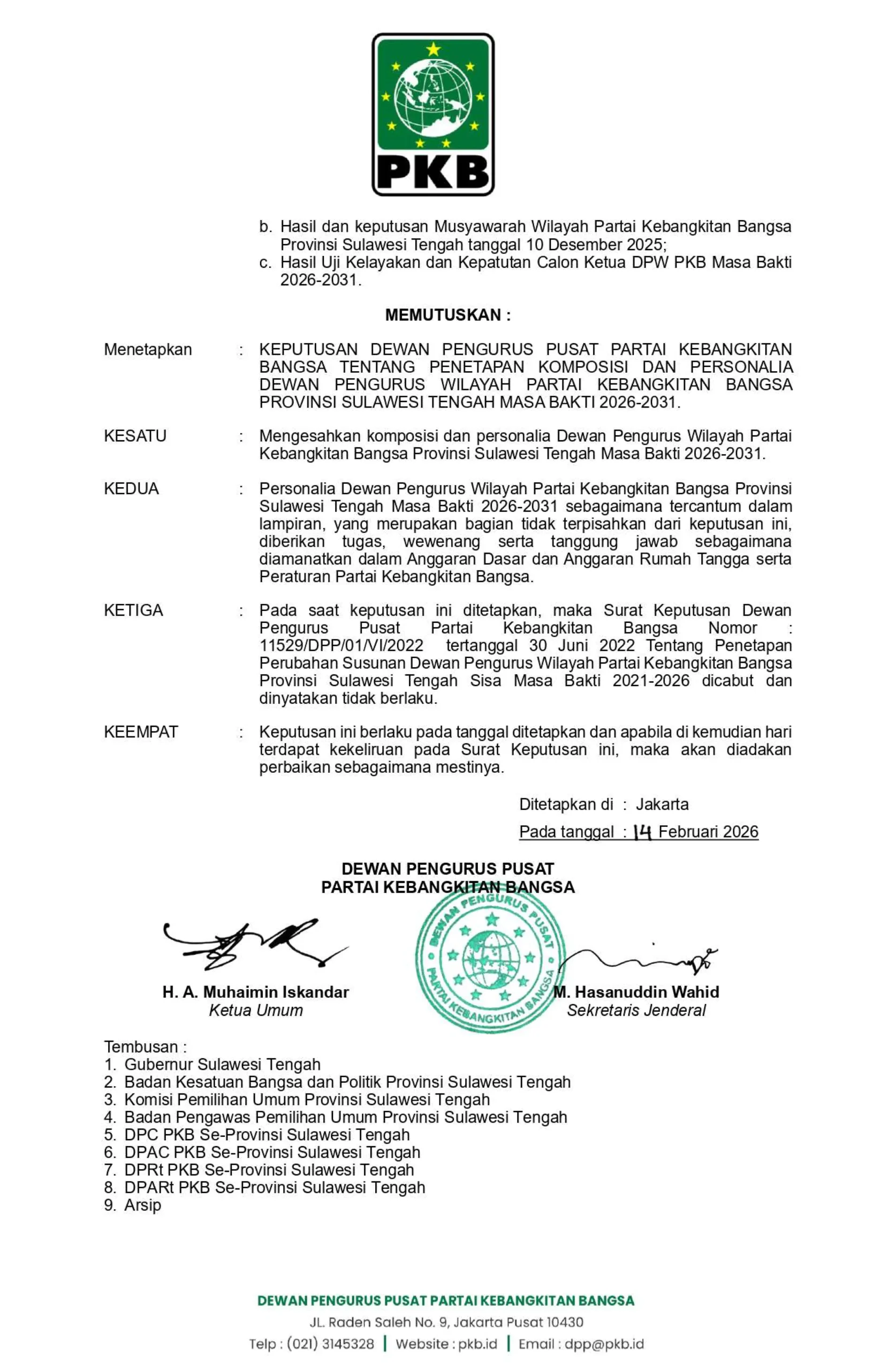 8193 dpw provinsi sulawesi tengah 2